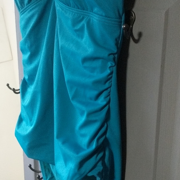 NFSD52023 Loft Beach One Piece Bandeau Swim Suit Size 16 🆕 - Picture 4 of 9